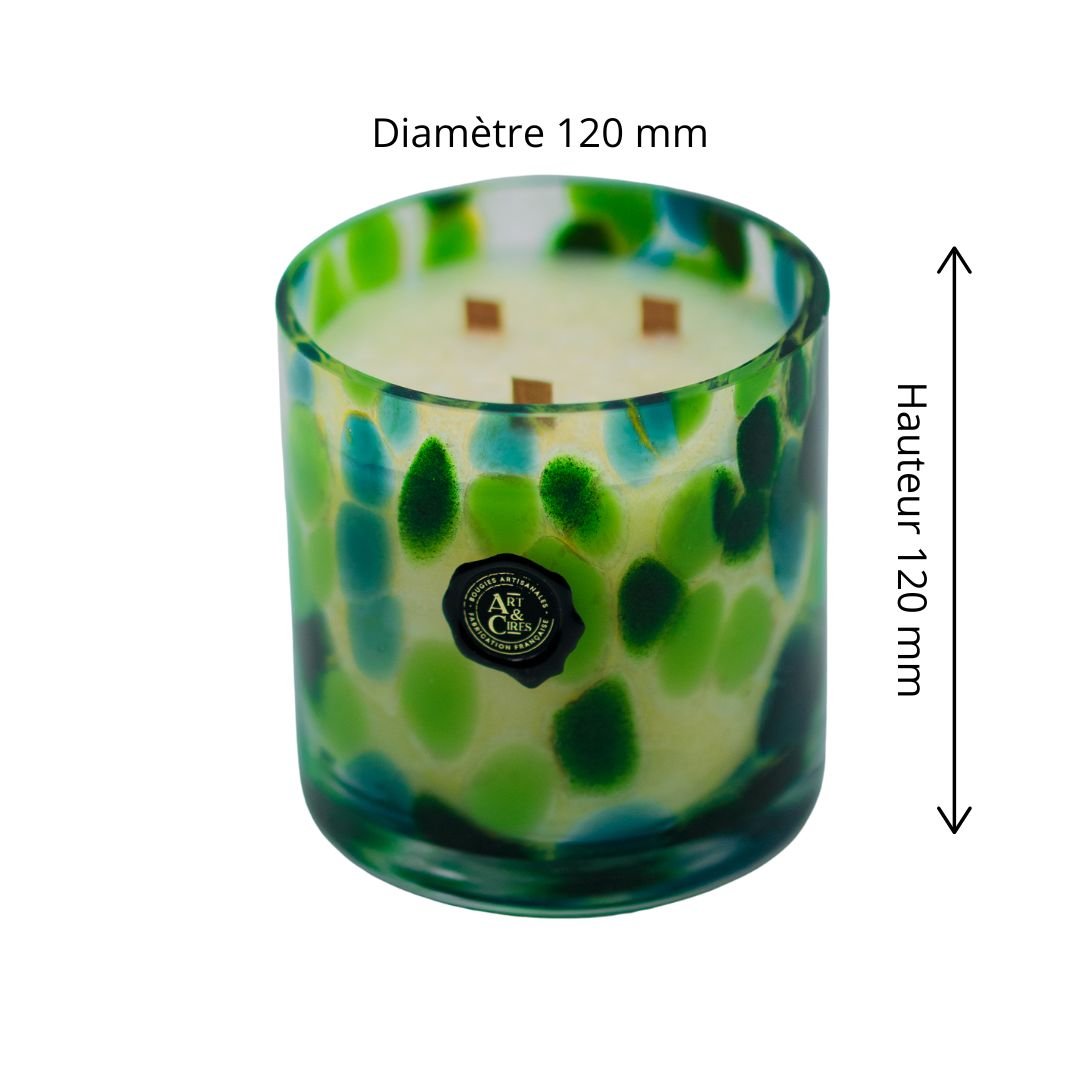 Art et Cires - Dimensions Bougie Brésil 500g
